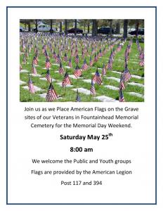 2024 Flags on Veteran Graves